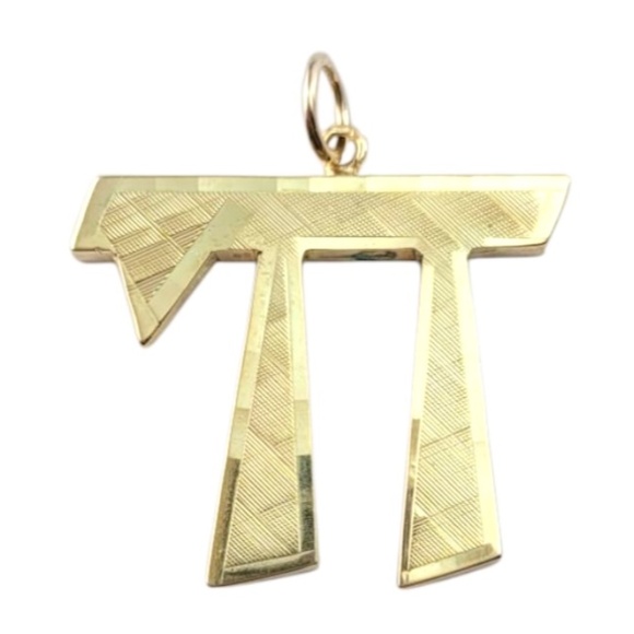 14 Karat Yellow Gold Chai Pendant #21497